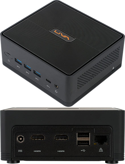 ECS LIVA Z2 MiniPC (Intel Celeron N4000, 4GB RAM, 64GB eMMC, 2.5" HDD/SSD support, Windows 10 Pro) [<b>FANLESS</b>]